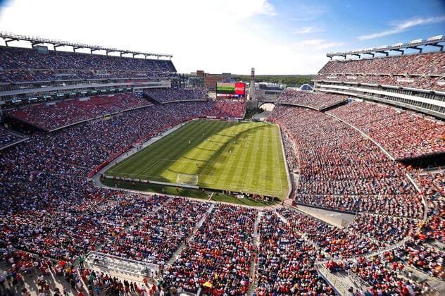 June 4, 2011 - Foxborough, Massachusetts, U.S - Fans wait for the start of the second half from the upper deck. International friendly of the USA soccer team at Gillette Stadium - ZUMAq39