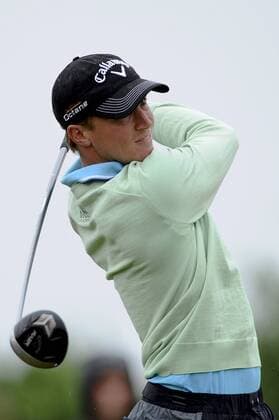 05.06.2011 Day four of the SAAB Wales Open Golf from Celtic Manor. Alexander NOREN (SWE) tees off from the 2nd during the fourth and final round on the Twenty Ten course. xRoganxThomsonx  ActionPlus11179408 Content restricted for UK based newspaper