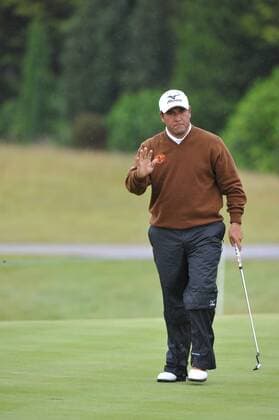 05.06.2011 Ricardo Gonzalez (ARG) in action during round 4 of the Saab Wales Open Golf Championship from Celtic Manor on the Twenty Ten Course in Newport Gwent Wales. xKevinxBatchelorx  ActionPlus11179441 Content restricted for UK based newspaper