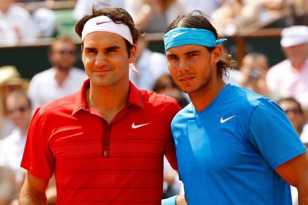 June 5, 2011 - Paris, France - 05 06 11 - Paris France - RAFAEL NADAL (ESP) and ROGER FEDERER (SUI) - Roland Garros tournament in Paris. Tennis 2011 - - ZUMAx34