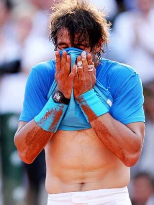 PARIS, 05.06.2011, Rafael Nadal (ESP) Finale gegen bei den French Open 2011 in Paris Roland Garros o0 Tennis