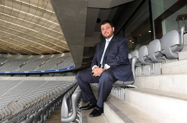 2. Fussball Bundesliga: Saison 2011 2012 TSV 1860 München Pressekonferenz 07.06.2011 Investor Hasan Ismaik in der ALLIANZ ARENA 