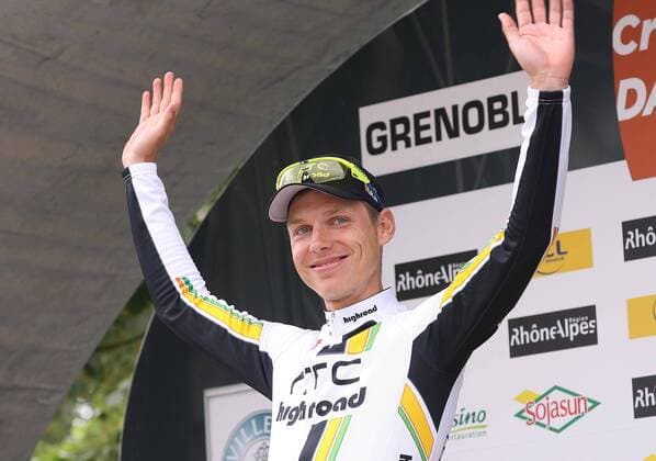 Frankreich, Grenoble 08.06.2011: Criterium du Dauphine 3. Etappe Grenoble-Grenoble EZF, Sieger MARTIN Tony GER HTC-HIGHROAD (THR) 3. Etappe Siegerehrung