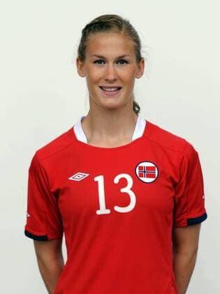 Football 10.06.2011, Porträttermin Nationalteam Norwegen: Madeleine Giske 