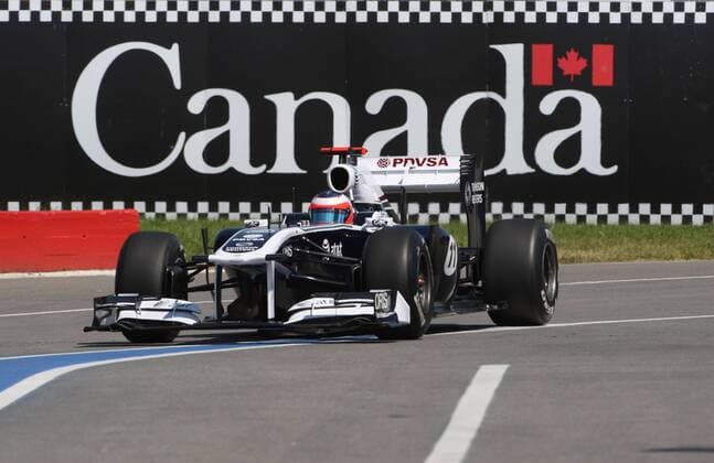 10.06.2011- Friday Practice 1, Rubens Barrichello (BRA), Williams FW33 Canadian Grand Prix, Montreal, Round 7, 09-12 June 2011 