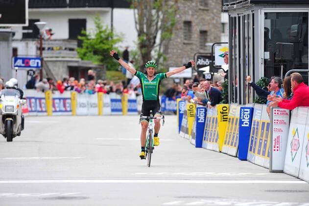2011, Criterium du Dauphine Libere, 5. Etappe Villars les Dombes - Les Gets, Europcar 2011, Kern Christophe, Les Gets  o0 Sieg