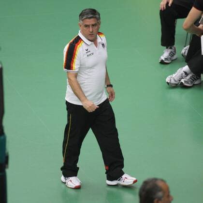 Headcoach Raul LOZANO (GER) Volleyball, FIVB World League 2011, Länderspiel Deutschland vs. Japan, Spiel 1, 11.06.11