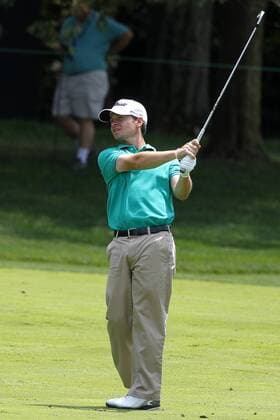 13 JUN 2011: David May during practice for the 2011 United States Open at the Congressional Golf Course in Bethesda, MD. PGA Golf Herren JUN 13 US Open - Practice Round Icon357110613406 EDITORIAL USE ONLY