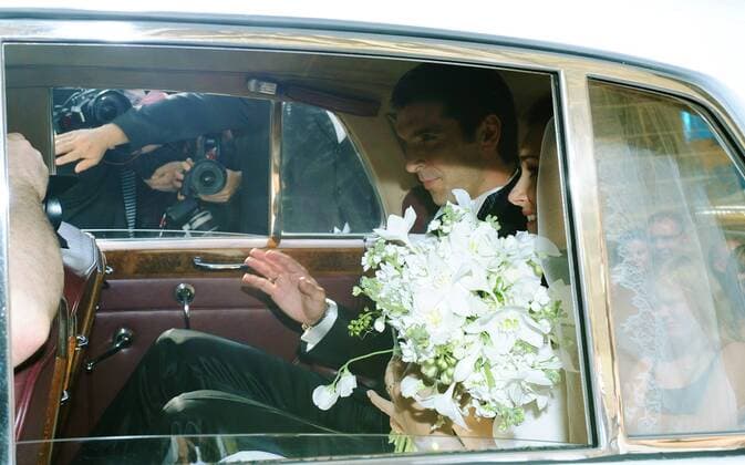 Czech model Alena Seredova got married in Prague with Italian soccer player Gianluigi Buffon (Juventus Turin) on June 16, 2011. (CTKxPhoto VeronikaxSimkova)  CTKPhoto451201106160520701