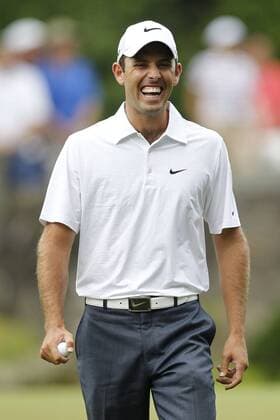 June 17, 2011 - Bethesda, Maryland, U.S. - CHARL SCHWARTZEL after putting on hole 6 during the second round of play at the U.S. Open Golf 2011 - US Open Second Round - ZUMAb21
