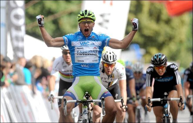 Schaffhausen 18 06 2011 TOUR DE SUISSE - PETER SAGAN ETAPPE 8 Tübach - Schaffhausen PhotoNewsxPAN  o0 Etappensieger