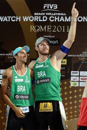 Alison Cerutti - Emanuel Rego (Brazil) World Champions, Foro Italico - Beach Volleyball Swatch World Championships Final Andreaxstaccioli