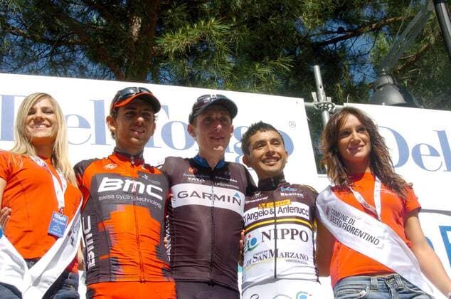 2011, Giro di Toscana, Garmin - Cervelo 2011, Bmc Racing 2011, D Angelo e Antenucci - Nippo 2011, Martin Daniel, Santambrogio Mauro, Rubiano Chavez Miguel Angel, Arezzo  o0 Siegerehrung Sieg