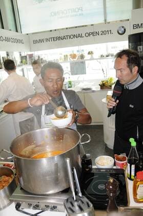 Muenchen 21.06.11 BMW Pavillion, International Open, Stromberg Pro-Am Cooking: Thongchai Jaidee , o00 privat