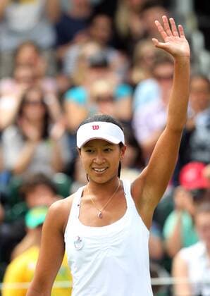 Tennis - The Championships Wimbledon - Day 2 Anne Keothavong (GBR) during the second round at Wimbledon 2011. 