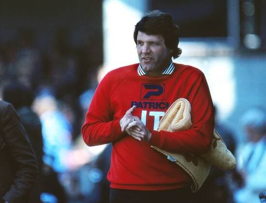 Fußball, Trainerhistorie Swansea City von 1947 bis heute John Toshack (Swansea Manager) 17 04 1982 Swansea City v Manchester City 