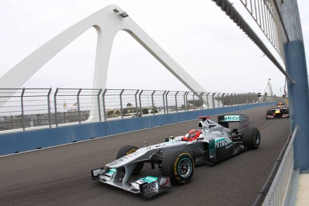 Motorsports: FIA Formula One World Championship 2011, Grand Prix of Europe, 07 Michael Schumacher (GER, Mercedes GP Petronas F1 Team), xHOCHxZWEIx