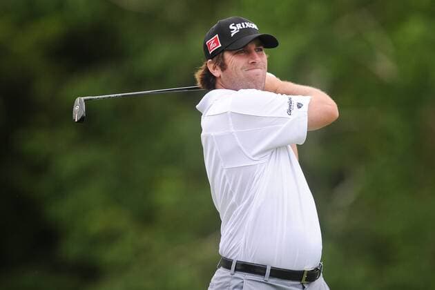June 24, 2011 - Cromwell, Connecticut, U.S - Jim Renner during first round play of the Travelers Championship at the TPC River Highlands on Friday. Renner shot a 7-under 63 to take the lead heading into the 2nd round starting later in the day. PGA Golf Herren 2011 - Jun 24 - Travelers Championship First Round - ZUMAq39