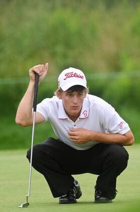 June 24, 2011 - Cromwell, Connecticut, U.S - Bud Cauley reads his putt on the 2nd hole during the second round of the Travelers Championship at the TPC River Highlands on Friday. PGA Golf Herren 2011 - Jun 24 - Travelers Championship Second Round - ZUMAq39
