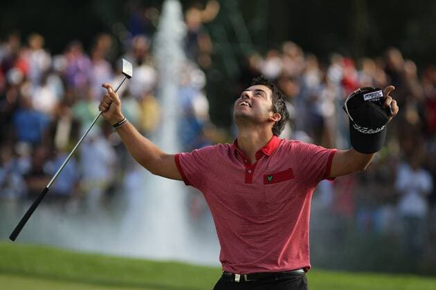 Sieger Pablo Larrazabal , ESP , beim Golf BMW Open Turnier 2011 in München-Eichenried; 26 06 2011 - o0 Sieg, Sieger