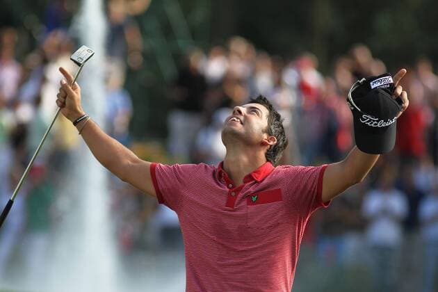 Sieger Pablo Larrazabal , ESP , beim Golf BMW Open Turnier 2011 in München-Eichenried; 26 06 2011 - o0 Sieg, Sieger