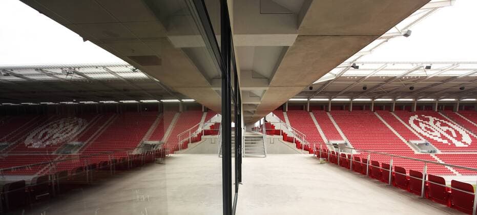 Fußball, Stadiongeschichte 1. FSV Mainz 05 Coface Arena - Heimspielstätte des 1. FSV Mainz 05 o0 Reflexion