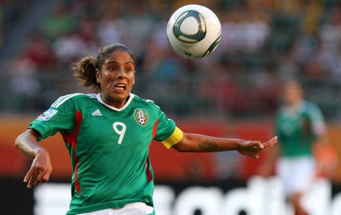 FIFA Frauen Weltmeisterschaft 2011 - England - Mexico Wolfsburg , 270611 , FIFA Frauen Weltmeisterschaft 2011 Womens Worldcup 2011 , Gruppe B , England - Mexico Maribel Dominguez (Mexico)