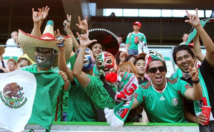 FIFA Frauen Weltmeisterschaft 2011 - Wolfsburg , 270611 - Mexico Fans