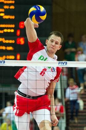 29.06.2011 - Katowice , FIVB World League 2011 , Poland (white) vs. Brasil (green) - Bartosz Kurek -  110629PAL004