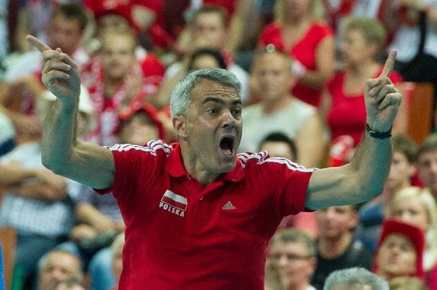 29.06.2011 - Katowice , FIVB World League 2011 , Poland (white) vs. Brasil (green) - Coach Andrea Anastasi -  110629PAL026