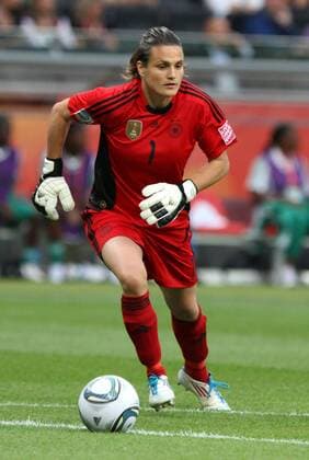 FIFA Frauen Weltmeisterschaft 2011 - Deutschland vs.Nigeria Frankfurt , 300611 , FIFA Frauen Weltmeisterschaft 2011 Womens Worldcup 2011 , Gruppe A , Deutschland (GER) vs. Nigeria (NGA) Torhüterin Nadine Angerer (GER)