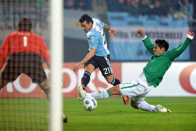 Buenos Aires 02 07 2011 - Copa America 2011 Argentina-Bolivia: Ezequiel Lavezzi  Südamerika Meisterschaft Südamerikameisterschaft