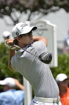 July 2, 2011 - Newtown Square, Pennsylvania, U.S. - ADAM SCOTT tees off to start his third round play at the AT&T National at the Aronimink Golf Club. Golf 2011 - Alstom French Open - Round 3 - ZUMArf1