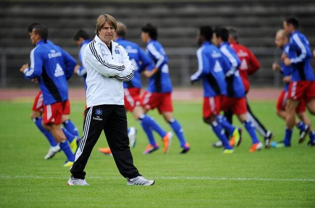 FUSSBALL 1. BUNDESLIGA SAISON 2011 2012 TESTSPIEL VfL Wolfsburg - Hamburger SV 03.07.2011 Trainer Michael OENNING (Hamburger SV) 