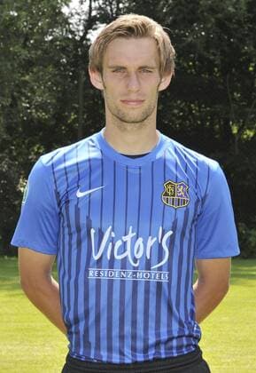 Mannschaftsshooting beim 1. FC Saarbrücken auf dem Trainingsplatz in Saarbrücken am Dienstag (05.06.2011). Im Bild: Abwehrspieler Christian Eggert.