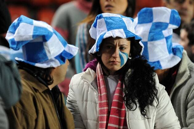 Santa Fe, Argentina - Colombia, delusione tifosi Argentina  o0 weiblich, Frau