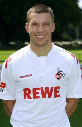 Fussball, Fototermin zur Bundesliga-Saison 2011 2012: 1. FC Köln: Lukas Podolski.