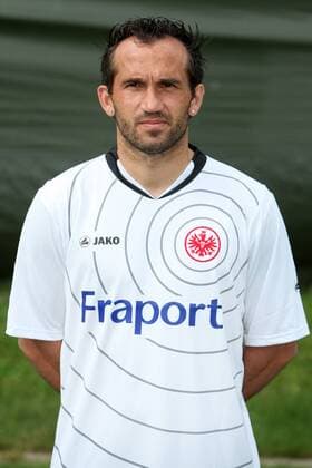 07.07.2011, Fußball Bundesliga, offizieller Fototermin von Eintracht Frankfurt zur Saison 2011 2012. Theofanis Gekas.