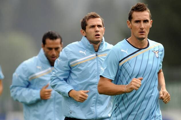 Senad Lulic und Miroslav Klose Lazio Rom marcoxrosi