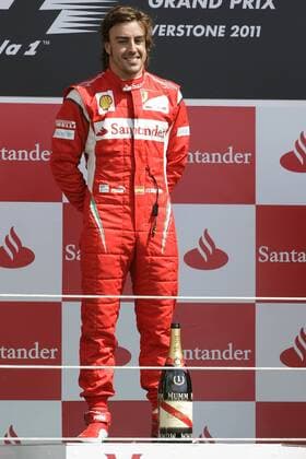 Fernando Alonso (Scuderia Ferrari) GP Großbritannien 2011 Formel 1 Grand Prix Großbritannien 2011