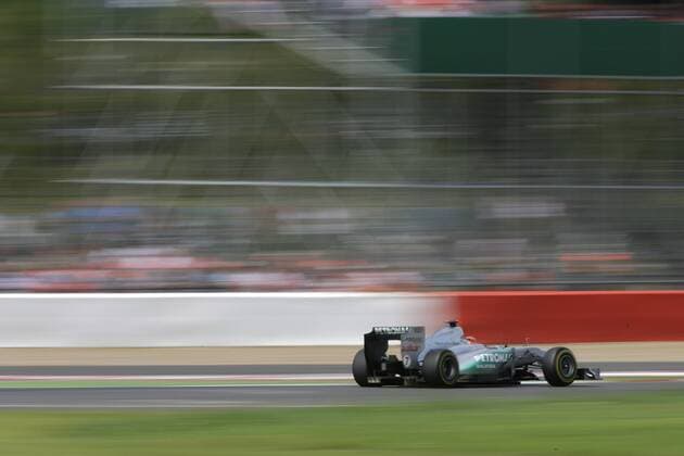 Michael Schumacher (Mercedes GP) GP Großbritannien 2011 Formel 1 Grand Prix Großbritannien 2011