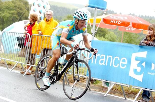 Tour de France 2011, 8. Etappe: Aigurande - Super Besse; Alexandre VINOKOUROV (KAZ Astana), Super Besse 