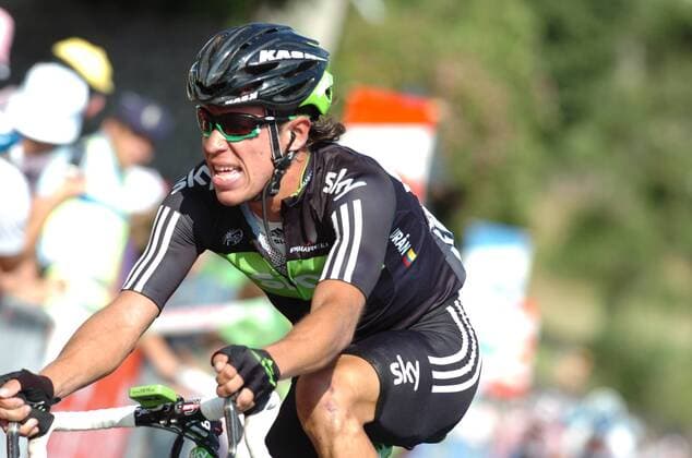 Tour de France 2011, 9. Etappe: Issoire - Saint Flour; Rigoberto Uran (COL Sky), Saint Flour 