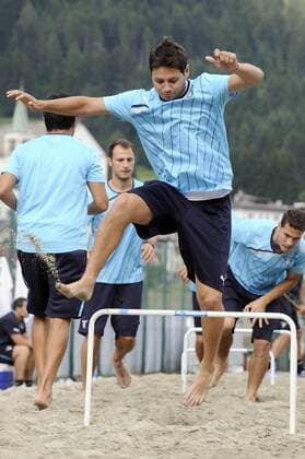 Trainingslager Lazio Rom in Auronzo di Cadore Mauro Zarate Aurinzo di Cadore