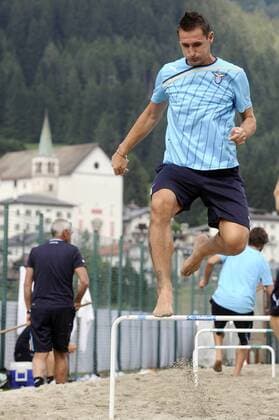 Trainingslager Lazio Rom in Auronzo di Cadore Miroslav Klose Aurinzo di Cadore
