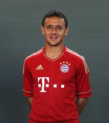 FUSSBALL 1. BUNDESLIGA SAISON 2011 2012 12.07.2011 Fototermin beim FC Bayern München Rafinha (FC Bayern München) xxNOxMODELxRELEASExx 