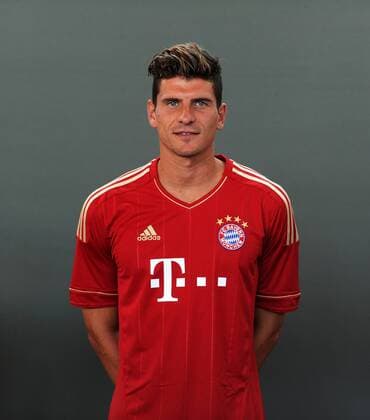 FUSSBALL 1. BUNDESLIGA SAISON 2011 2012 12.07.2011 Fototermin beim FC Bayern München Mario Gomez (FC Bayern München) xxNOxMODELxRELEASExx 