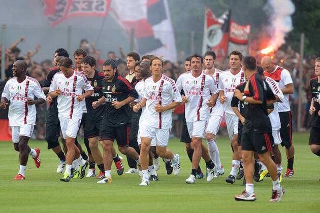 Training AC Mailand - o0 Totale