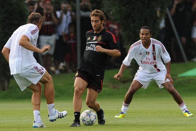 MATHIEU FLAMINI, URBY EMANUELSON - AC Mailand -
