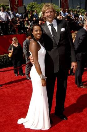 Dirk Nowitzki and girlfriend Jessica Olsson - 19TH ANNUAL ESPY AWARDS: ARRIVALS  PatrickxRideaux PicturePerfect o0 Freundin Familie Frau